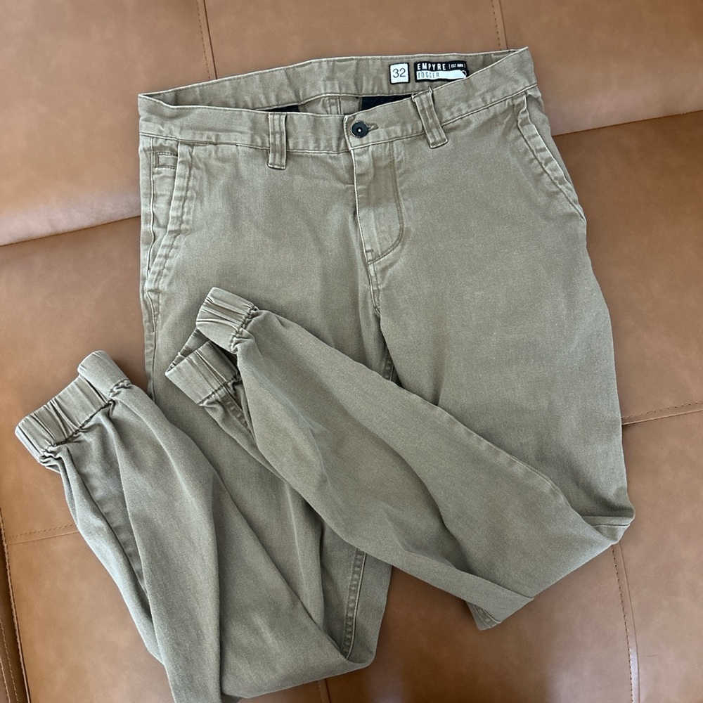 Khaki Men's Joggers Empyre Size 32
